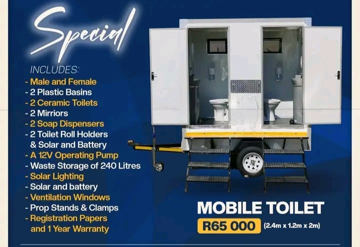 GM Trailers Mobile Toilet
