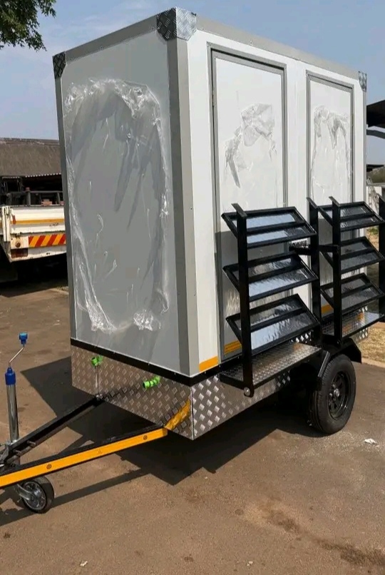 GM Trailers Mobile ToiletWrapped